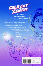 Shown here is the Paperback rear book cover of Cold Cut to Xentia